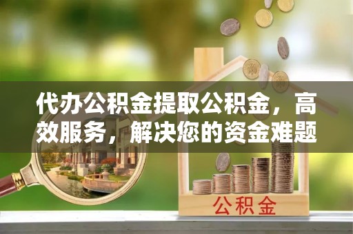 合浦代办公积金提取公积金，高效服务，解决您的资金难题