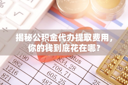 合浦揭秘公积金代办提取费用，你的钱到底花在哪？