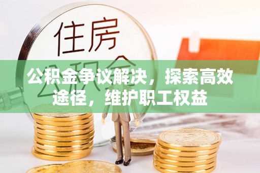 合浦公积金争议解决，探索高效途径，维护职工权益