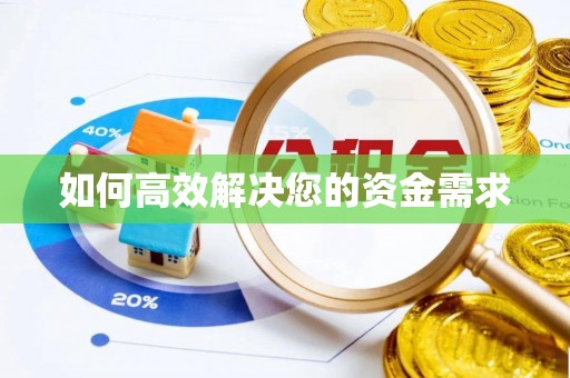 合浦如何高效解决您的资金需求